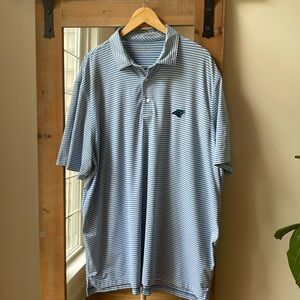 Vineyard Vines Carolina Panthers Embroidered Performance Polo Shirt